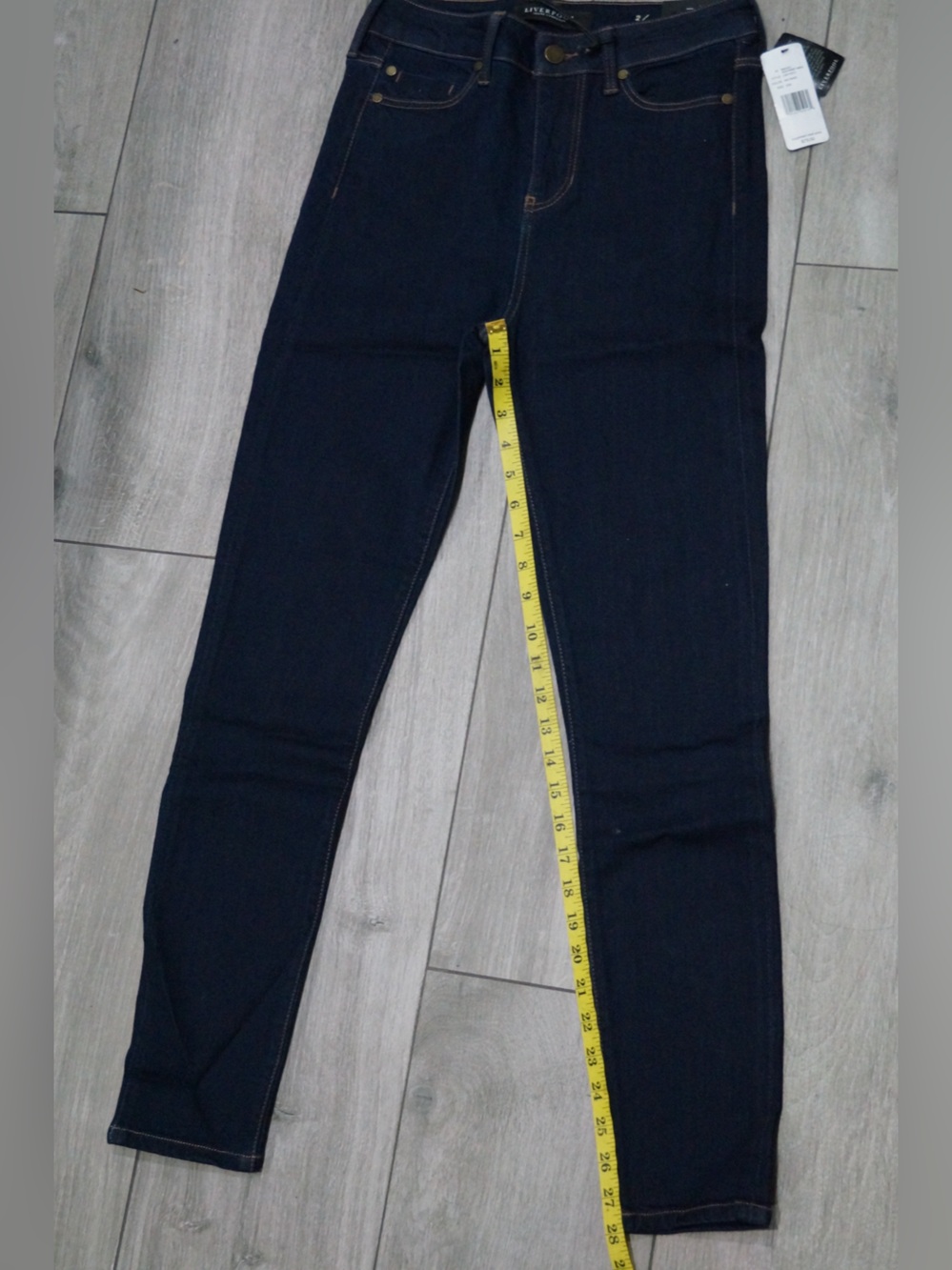 Liverpool Jeans Company Indigo High-Rise Skinny Jeans - Picture 5 of 12